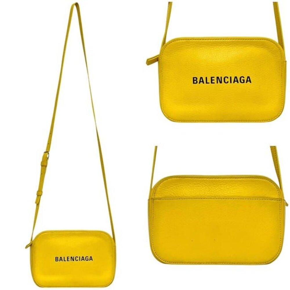 Balenciaga Shoulder Bag Camera Bag XS Yellow Everyday - Picture 2 of 10